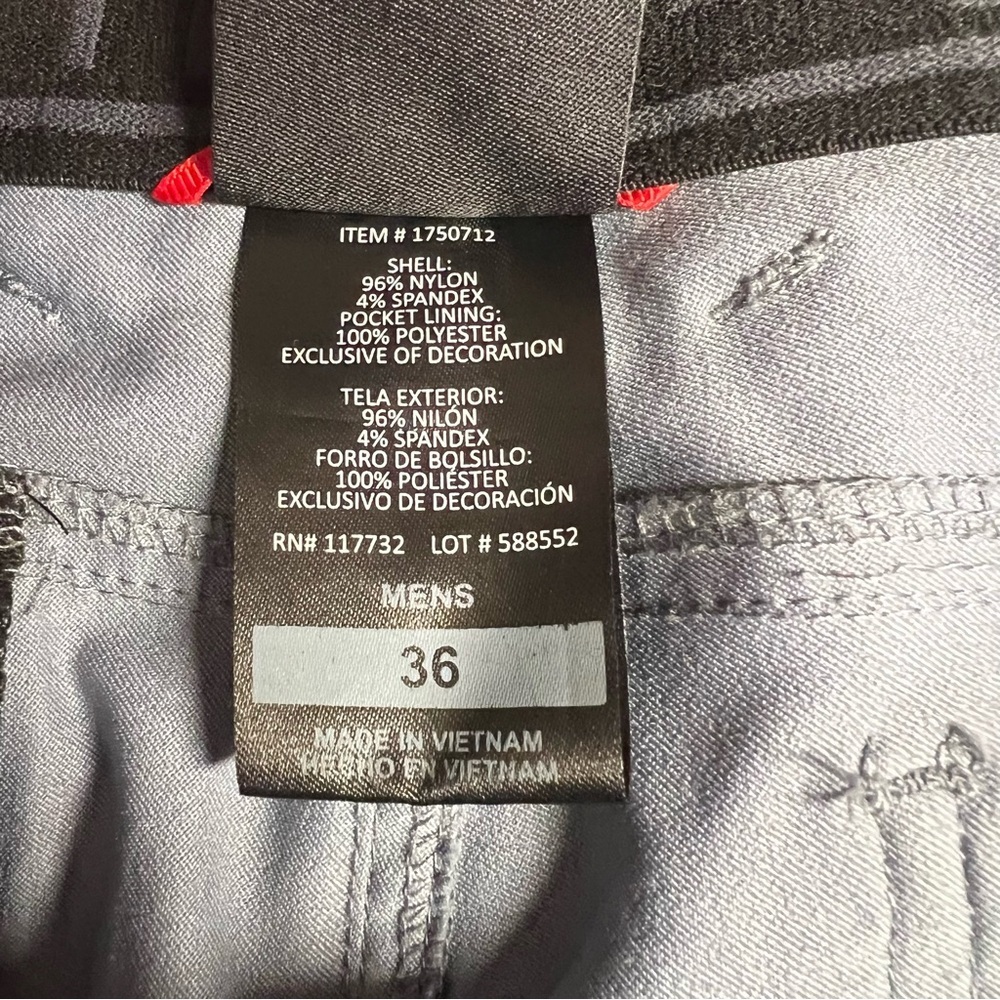 Gerry Men’s Hiking Shorts 36 Gray Stretch Outdoor Performance - Picture 6 of 6